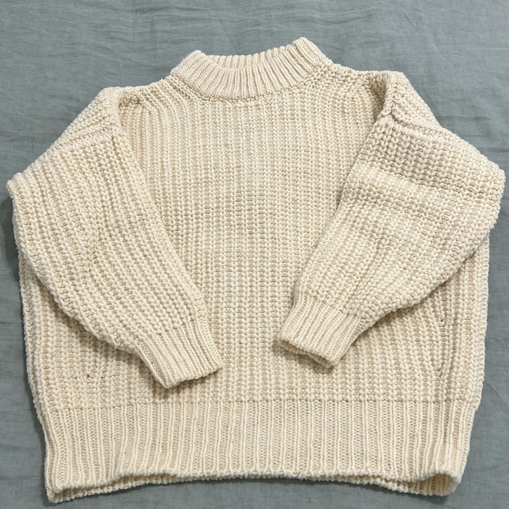 Babaa Cream Knit Sweater